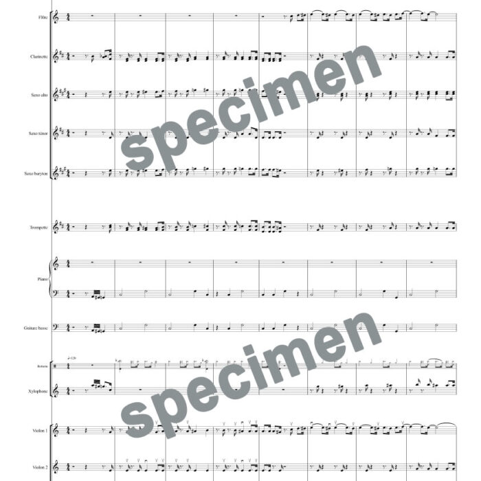 For me formidable (orchestre et chant)