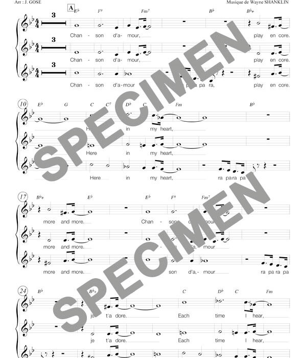 Chanson d'amour (chant)