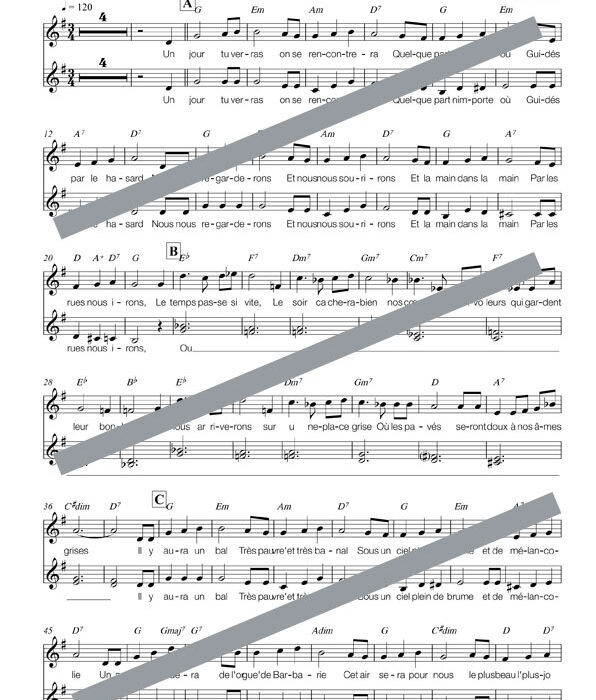 Un jour tu verras (chant)