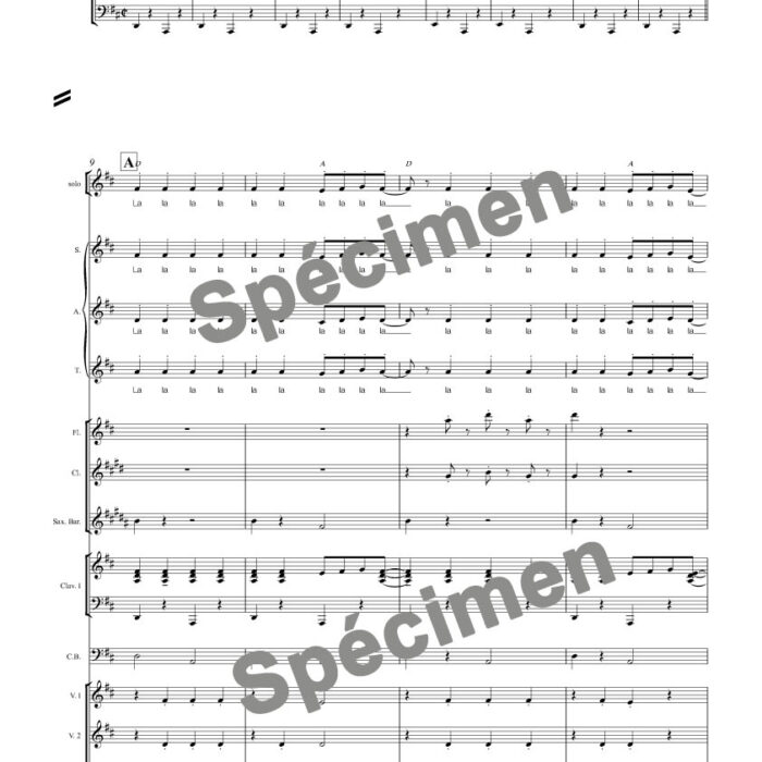 Pour un flirt (orchestre et chant)