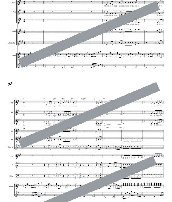 Le sud (orchestre et chant)