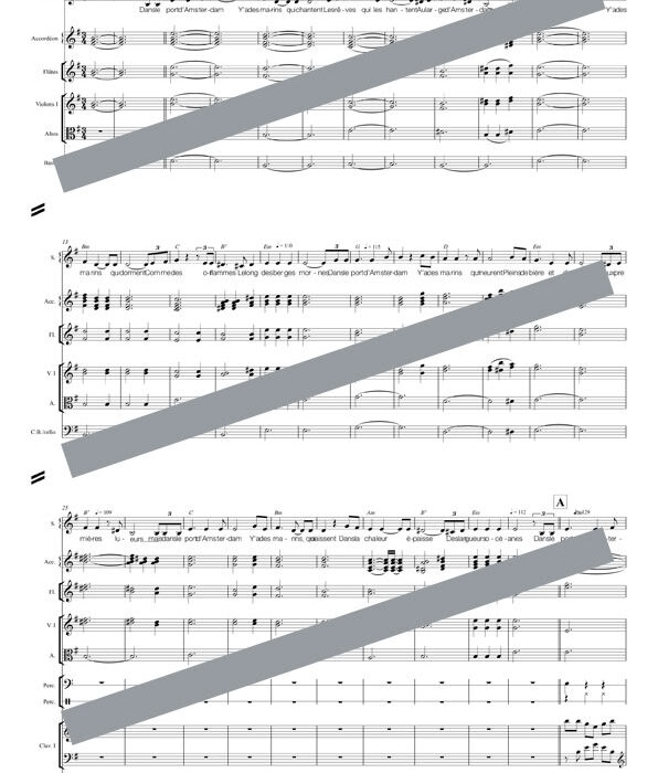 Amsterdam (orchestre et chant)