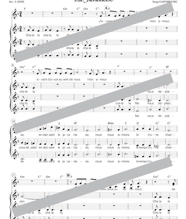 La javanaise (chant)