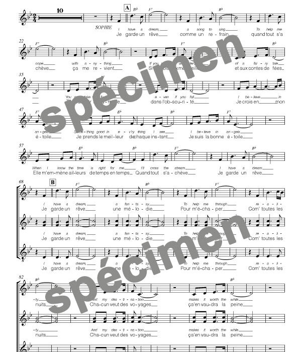 "I have a dream" Abba (chant et orchestre)