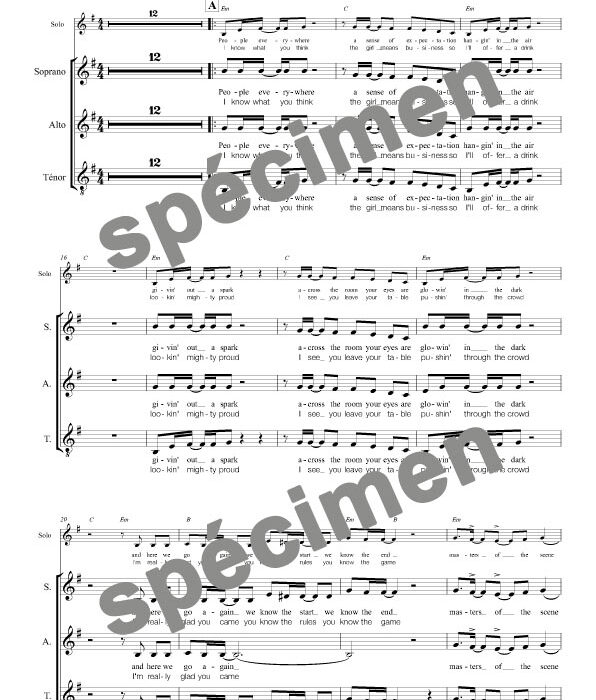 "Voulez-vous" Abba (chant et orchestre)