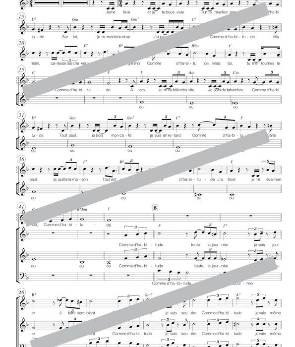 Comme d'habitude (chant)