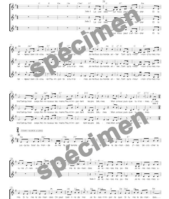 L'hymne à l'amour (chant)