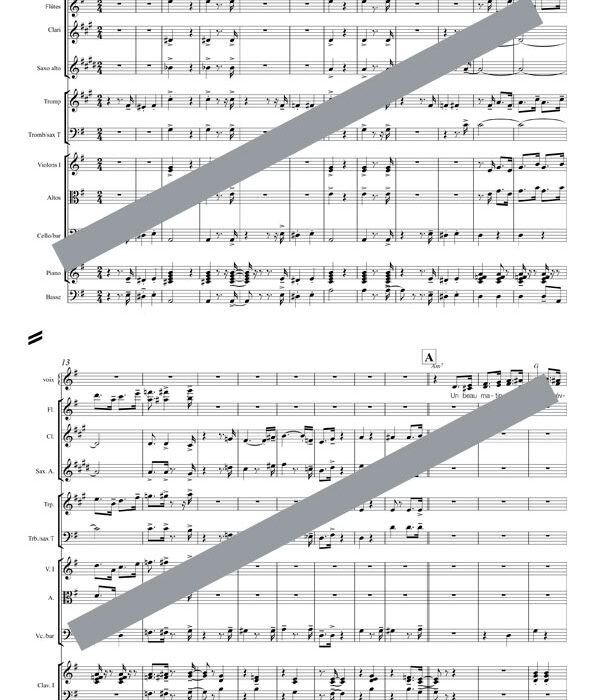 On n'est pas là pour se faire engueuler (orchestre et chant) version 2