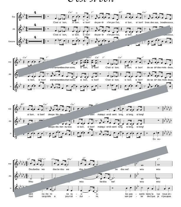 C'est si bon (chant)