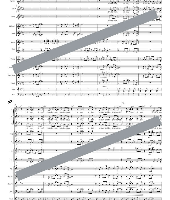 C'est si bon (orchestre et chant) version 2
