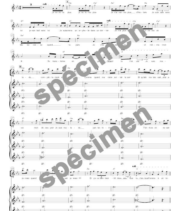 Je suis malade (chant)