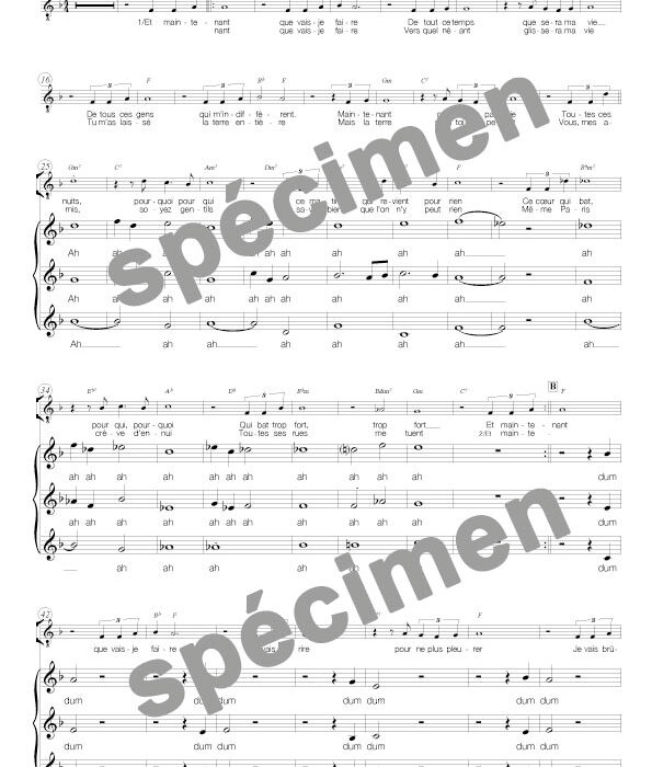 Et maintenant (chant)