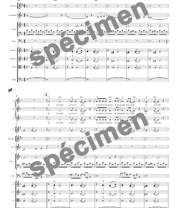 Ils s'aiment (orchestre et chant)