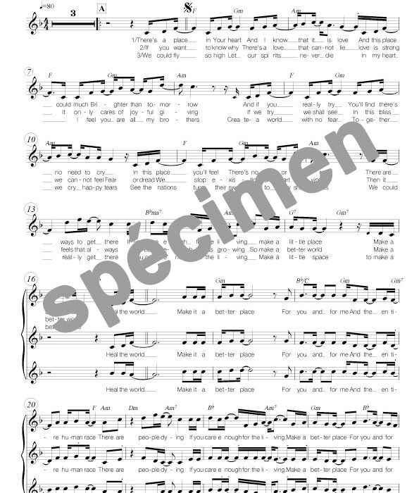 Heal the world (chant)
