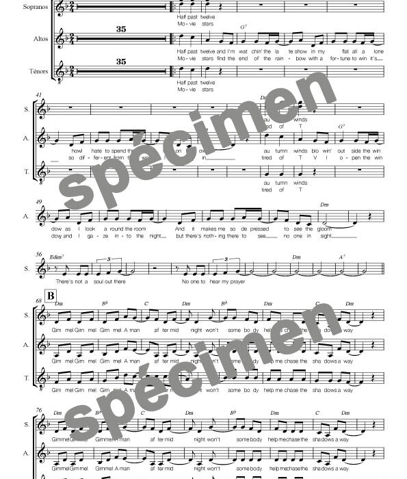 "Gimme" Abba (chant et orchestre)