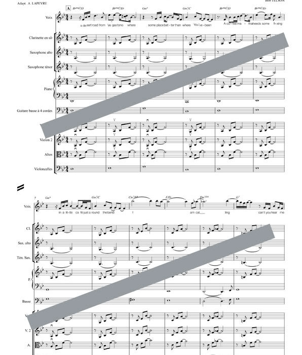 Calling you (orchestre et chant)