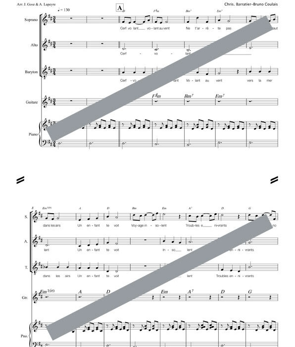 Cerf volant (orchestre et chant)