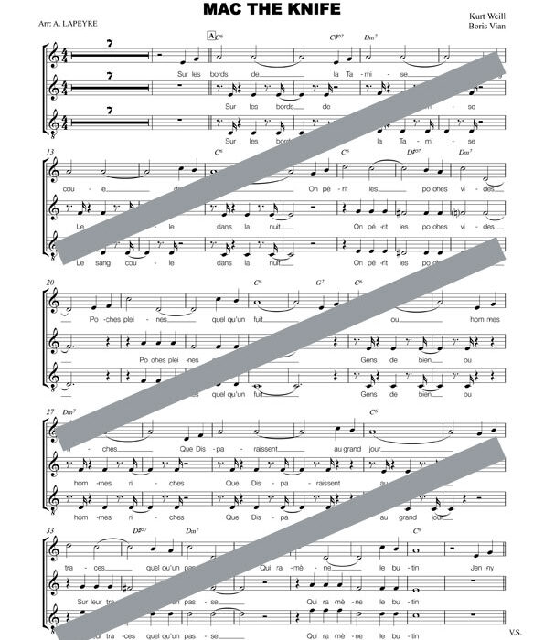 Mack the knife (chant)
