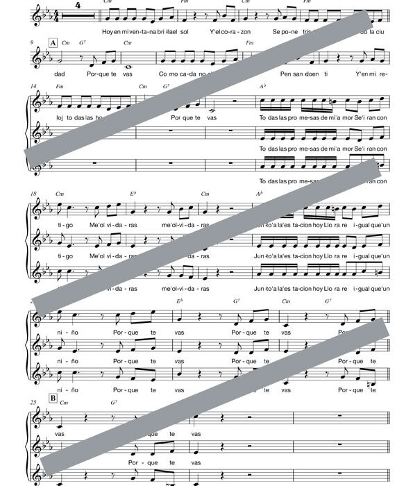 Porque te vas (chant)