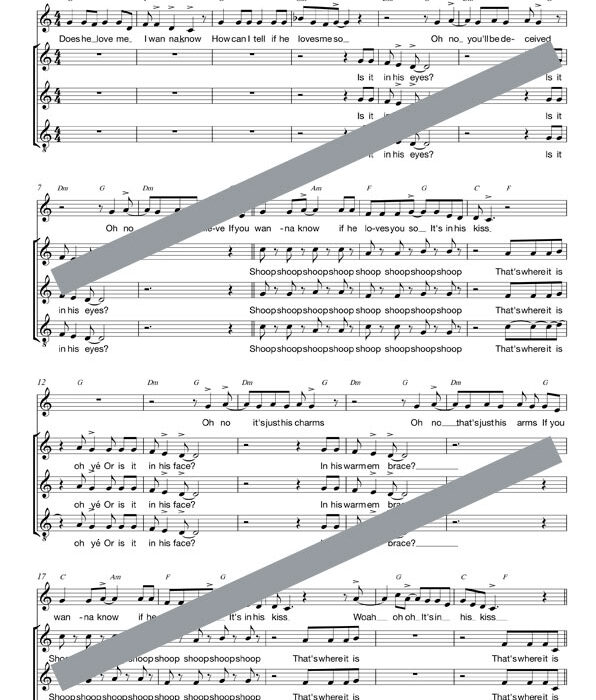 The shoop shoop song (chant)