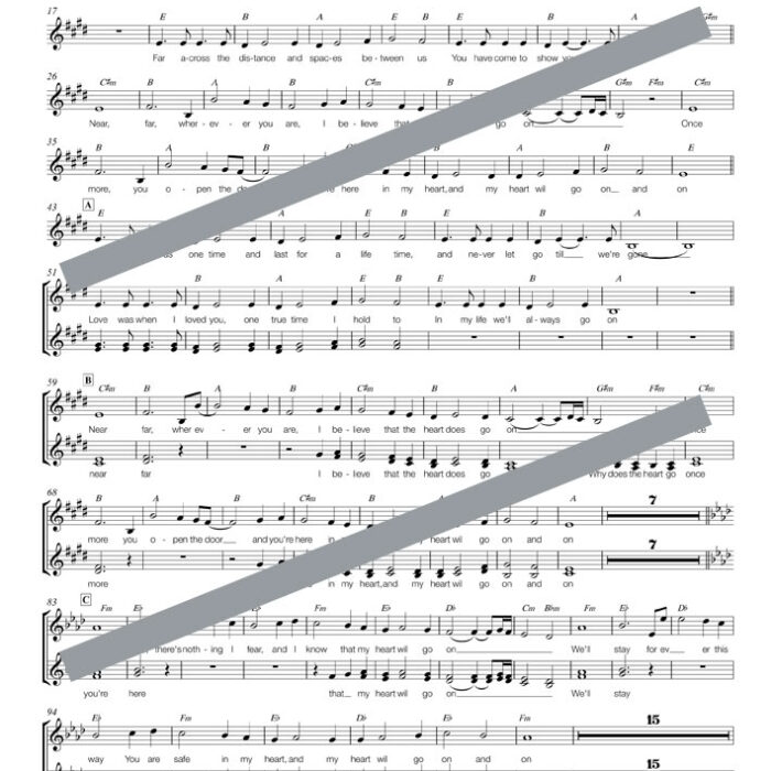 My Heart will go on (chant)