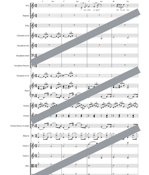 What a wonderful world (orchestre et chant)