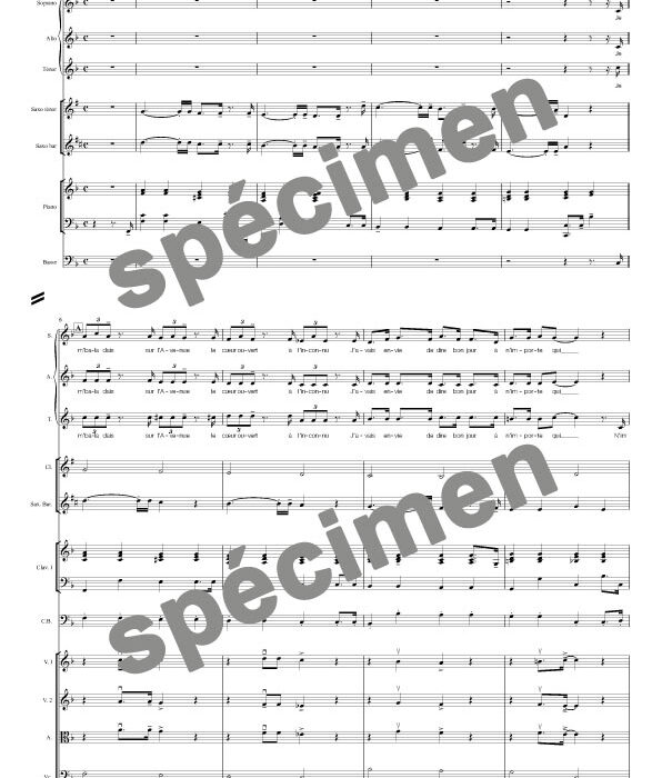 Les Champs Élysées (orchestre et chant)