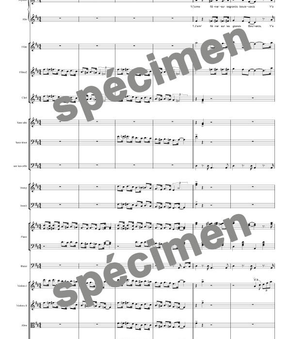 Les Grands Boulevards (orchestre et chant)