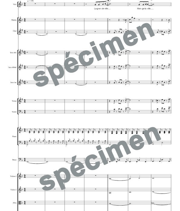 Si on chantait (orchestre et chant)