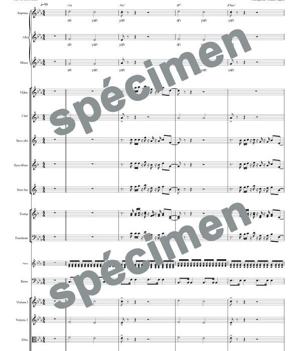 Chante la vie chante (orchestre et chant) version 2