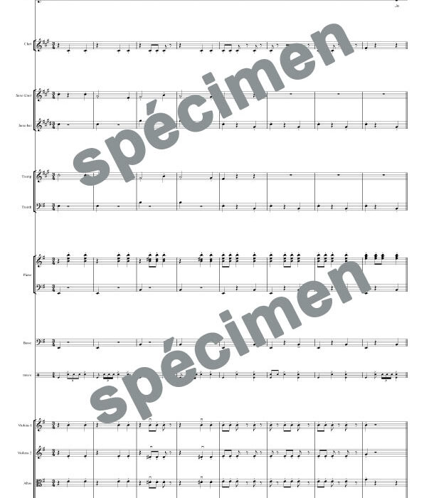 Les filles du bord de mer (orchestre et chant)