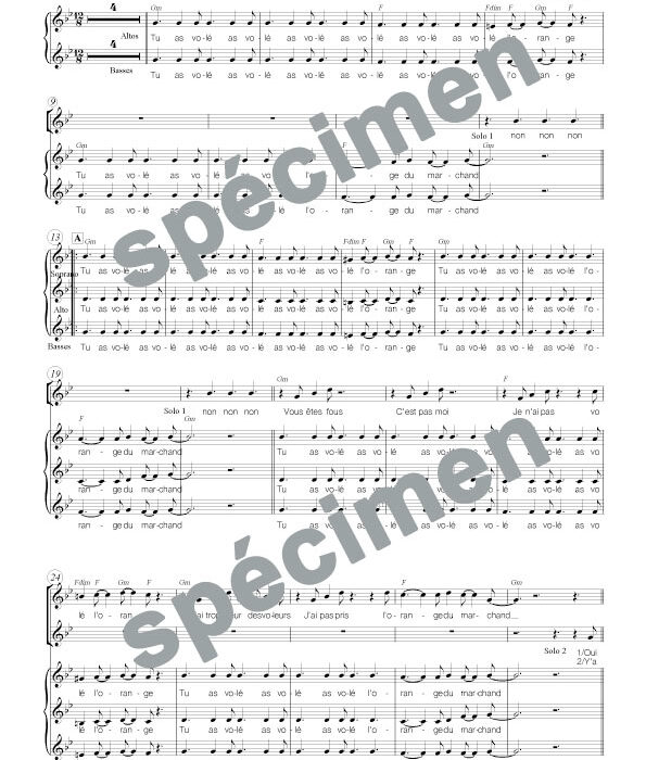 L'orange (chant)