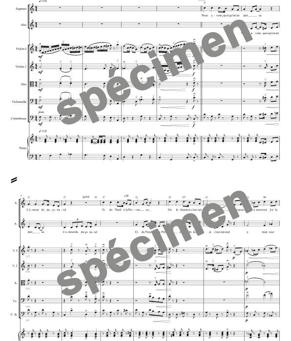 Les gars de Ménilmontant (quatuor à cordes et chant 2v)