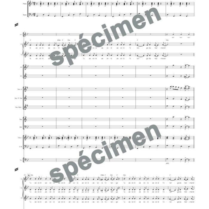 L'orange (orchestre et chant)