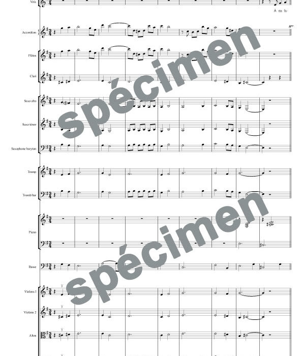 Chez Laurette (orchestre et chant)