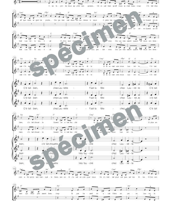 Chez Laurette (chant)