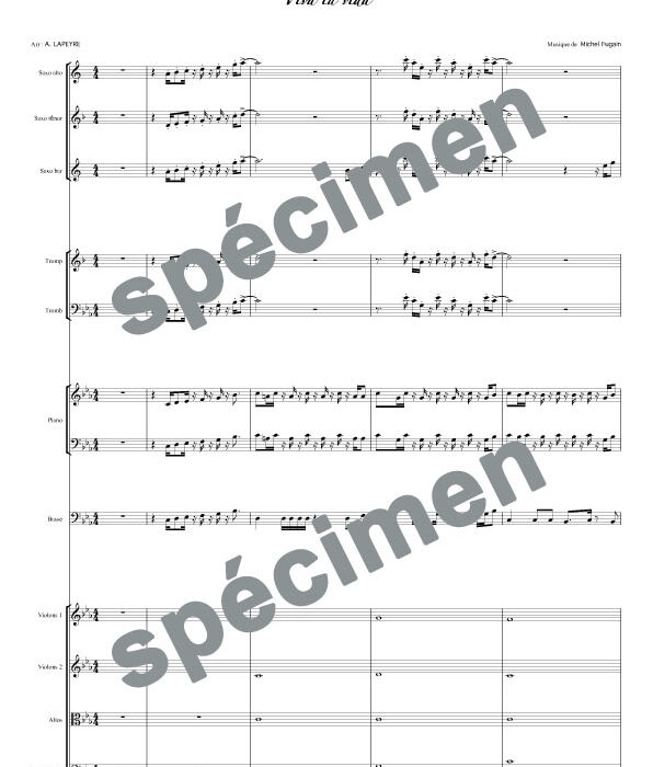 Viva la vida (orchestre et chant)