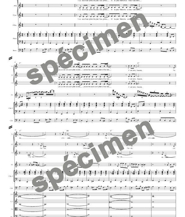 Il est 5 heures (orchestre et chant)