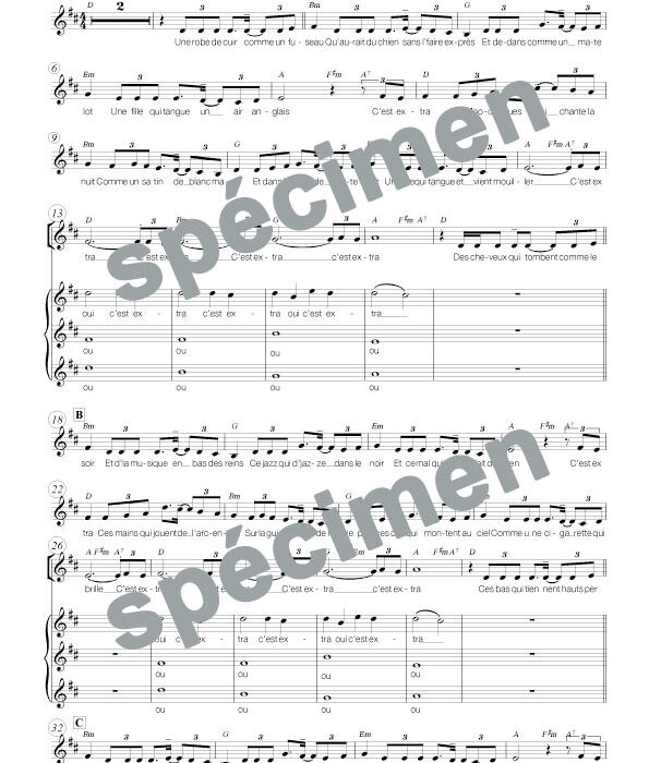 C'est extra (chant)