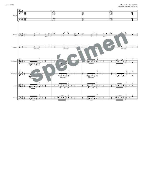 Il suffirait de presque rien (orchestre et chant)