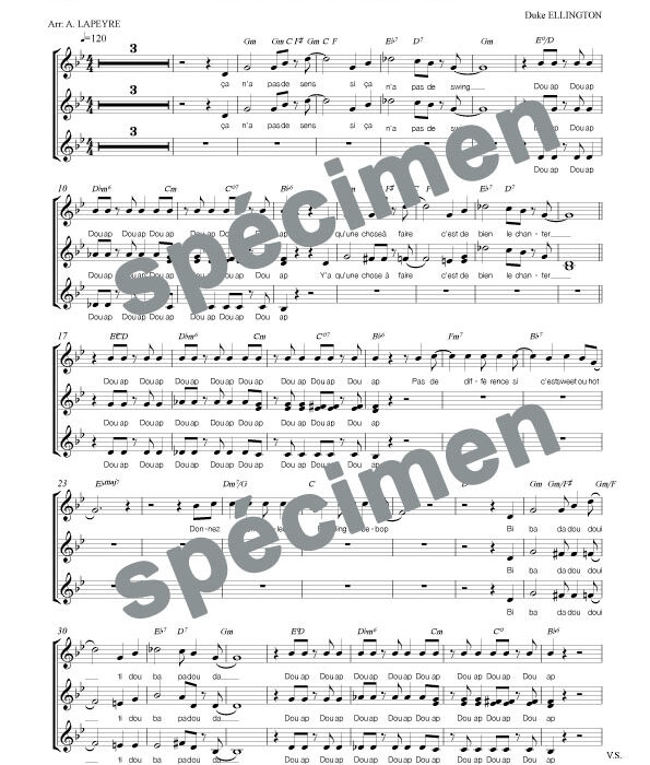 It don't mean a thing (chant)