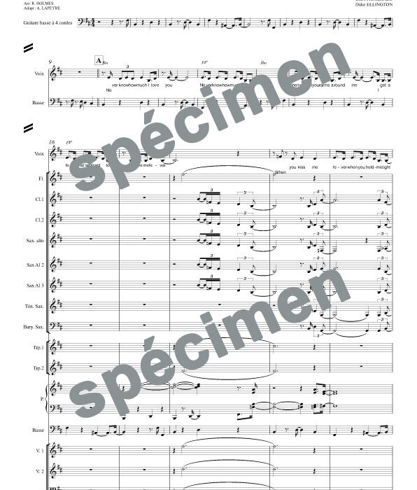 Fever (orchestre+chant)