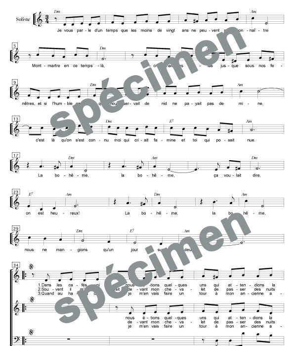 La bohème (chant)