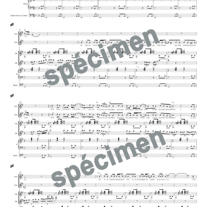 La Mamma (orchestre et chant)
