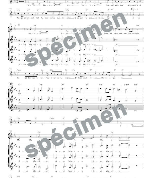Ave Maria d'Aznavour (chant)