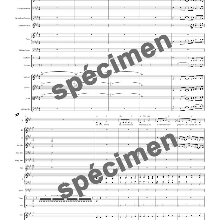 Pour toi Arménie (orchestre et chant)