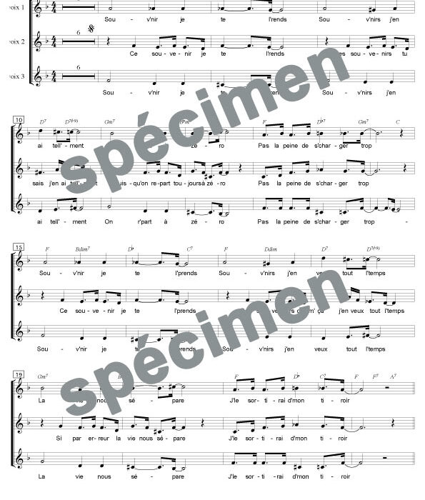 Les yeux ouverts (chant)