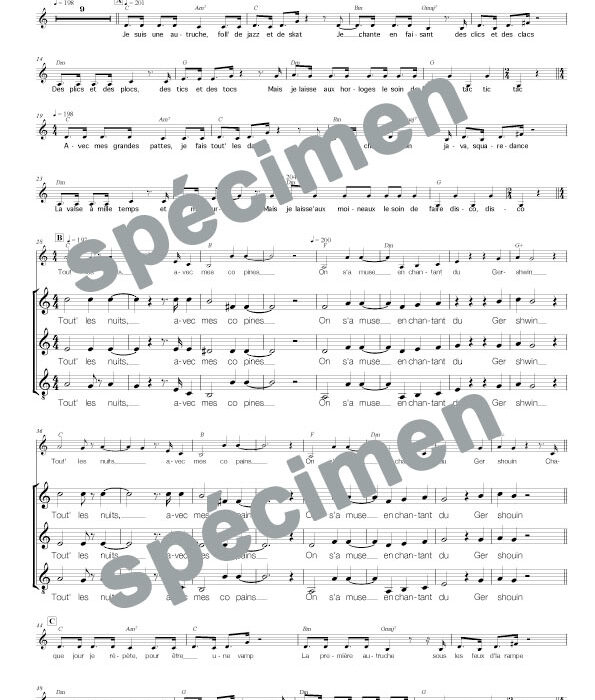 La chanson de l'autruche (chant)