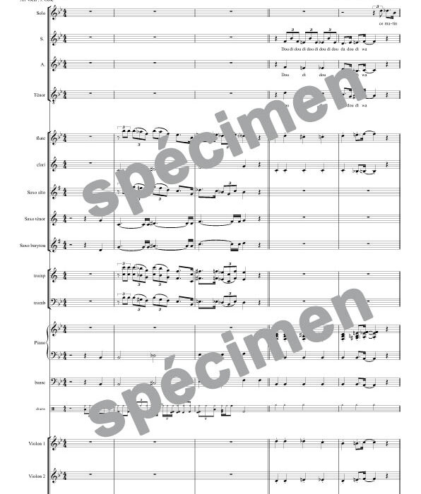 Le blues du dentiste (orchestre et chant)