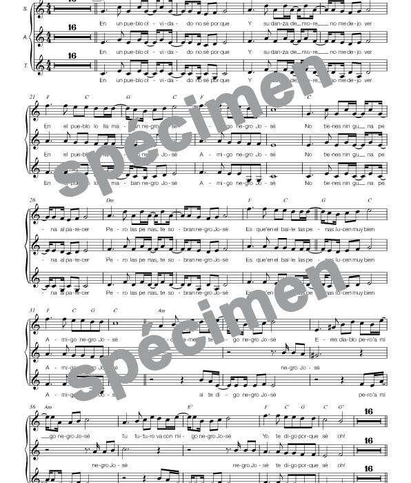Candombe para José (chant)